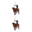 2 Ensembles De Sculpture Cowboy, Figurines Ferme, Jouets 7