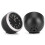 Mini Car Quartz Clock with Night Light, 4cm Black Digital Decorative Timer 4