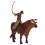 2 Ensembles De Sculpture Cowboy, Figurines Ferme, Jouets 3