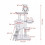 Kattenboom - SPRINGOS - 145 cm - Hangmat - 3 platforms - Ingebouwde niche 5