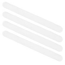4 protectores de marco de raqueta de tenis de PU (cinta fácil de usar)
