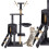 Kattenboom - SPRINGOS - 145 cm - Hangmat - 3 platforms - Ingebouwde niche 2