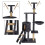 Kattenboom - SPRINGOS - 145 cm - Hangmat - 3 platforms - Ingebouwde niche 3