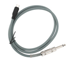 Cable estéreo de 6,35 mm a USB C (macho a macho, 1 m) para dispositivos de audio