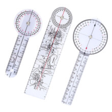 Medische gradenboog linialenset 6/8/10 inch 360 wervelkolom goniometer voor diagnostiek