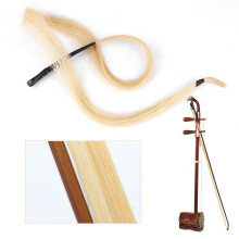 BY304 Duurzame paardenstaarthaar Erhu strijkstokhaar accessoire voor viool, altviool en cello.