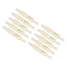 10pcs White Plastic Sewing Needle Threader, 1x7.1cm Automatic Inserter