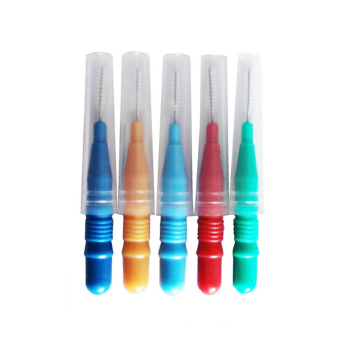 Oral Hygiene: 50PCS Soft Interdental Brushes with Comfortable Grip 1