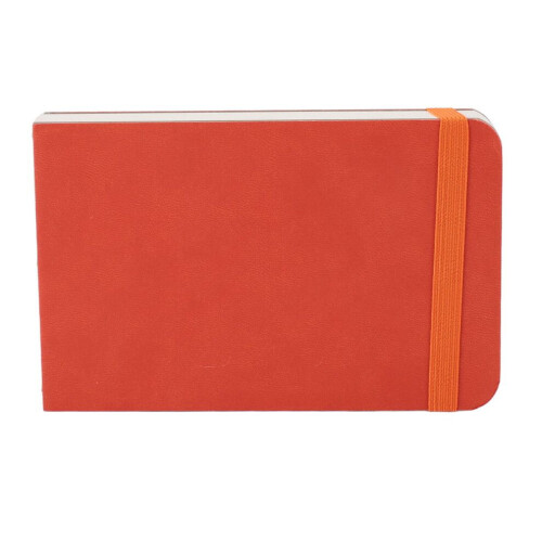 Resevänlig 300gsm akvarellskissbok 30 ark 14x9cm orange 2