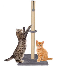 Kattenboom - Springos - 75 cm - Grijs - Sisal krabpaal - Hangende bal