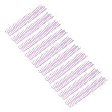 Lot de 10 peignes de reliure violets professionnels de 19 mm pour feuilles A4 jusqu'à 150 pages