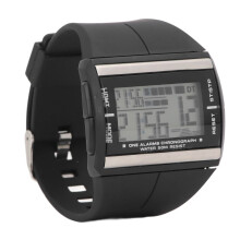 Reloj deportivo resistente al agua hasta 50 m con pantalla LED de 7 días y fecha para adolescentes.