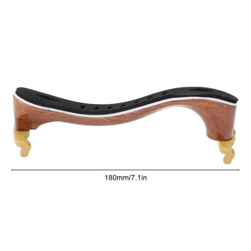 Ergonomic Adjustable Violin Shoulder Rest 1/4-1/2 Breathable Non-Slip 1