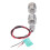 100mm Dual Ball Float Switch Water Level Controller 0-220V Stainless Steel 1
