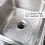 Μη τοξικό οικολογικό backsplash κουζίνας, προσαρμόσιμο για διάφορα σχήματα νεροχύτη, 4