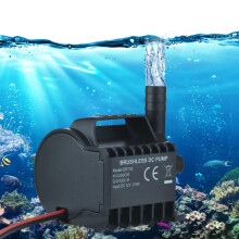 Kompakt 12V vattenpump 330L/h för fiskakvarier och fontäner 6,5ft lyft