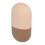 2Pcs Silicone Ice Face Rollers 100ml Temperature Proof Washable Brown 1