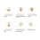 2Pcs Silicone Ice Face Rollers 100ml Temperature Proof Washable Brown 4