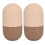 2Pcs Silicone Ice Face Rollers 100ml Temperature Proof Washable Brown 2