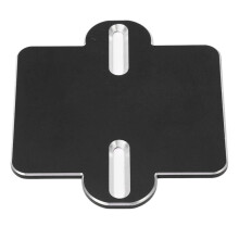 Aluminum Shock Absorbing ESC Mount Plate for 1/8 RC Cars Black