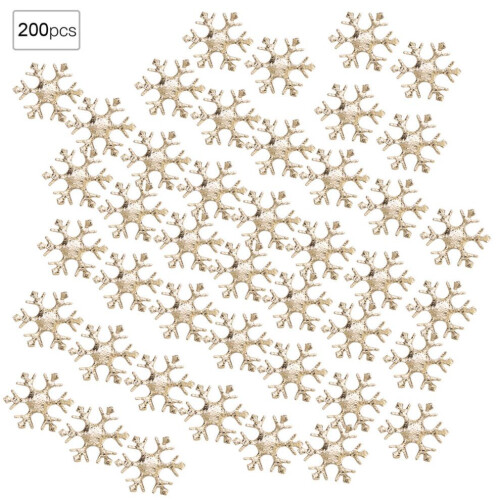 200 st snöflingor konfetti non-woven tyg 2