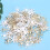200 st snöflingor konfetti non-woven tyg 4