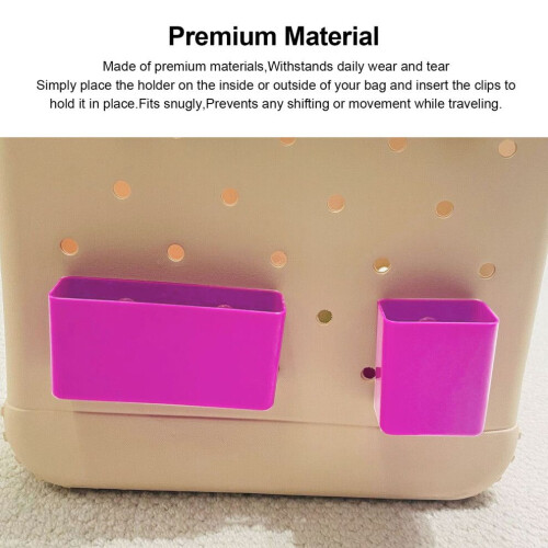 Purple Plastic Phone Case Holder & Accessories Organizer Storage Box 2
