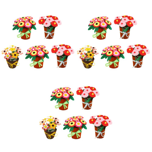 15 Sets -Geweven Bloem Knutselkits Voor Kinderen 2