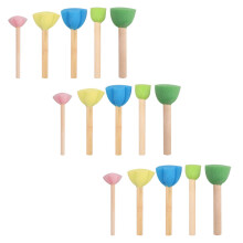 15 Teile Diy Schwammstempel Und Schwammbürsten Für Kinder