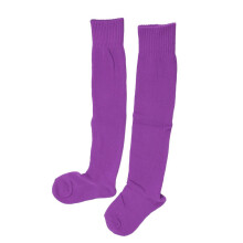 1 Paar Fechtsocken, violett, atmungsaktiv, dehnbar, aus Baumwolle, schützende Fechtstrümpfe für Training