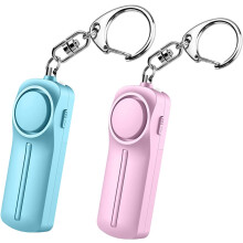 Persoonlijk veiligheidsalarm, 130 dB sirene, LED-zaklamp, noodknop, snelladen, SOS-functie voor vrouwen, kinderen, ouderen, studenten, mannen,