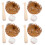 4Sets ABS Mini Baseball Speelgoed Voor Creatieve Mini Huisdecoratie 7