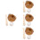 4Sets ABS Mini Baseball Speelgoed Voor Creatieve Mini Huisdecoratie 8