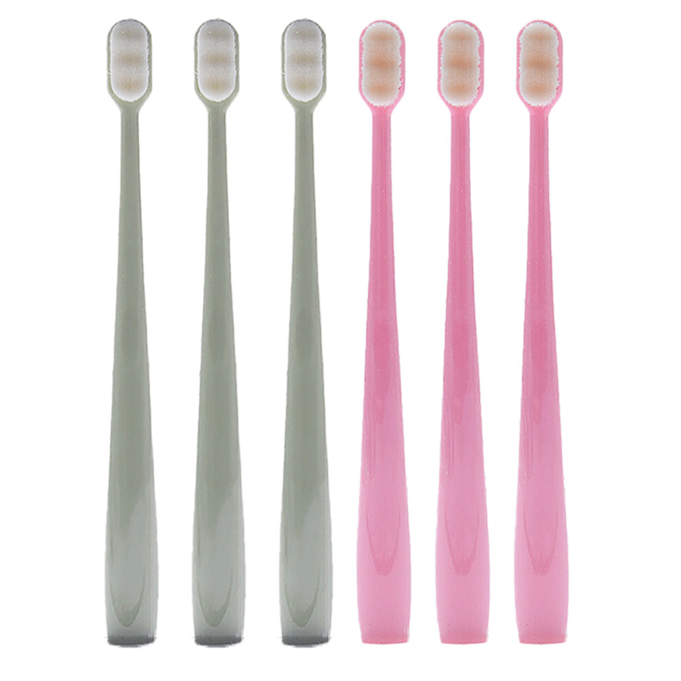 Ultra Soft Bristled Toothbrush, Designed For Sensitive Teeth, Wavy Soft Bristles Ensure Thorough And Gentle Teeth Cleaning, Ergonomic Flat Handle Offe