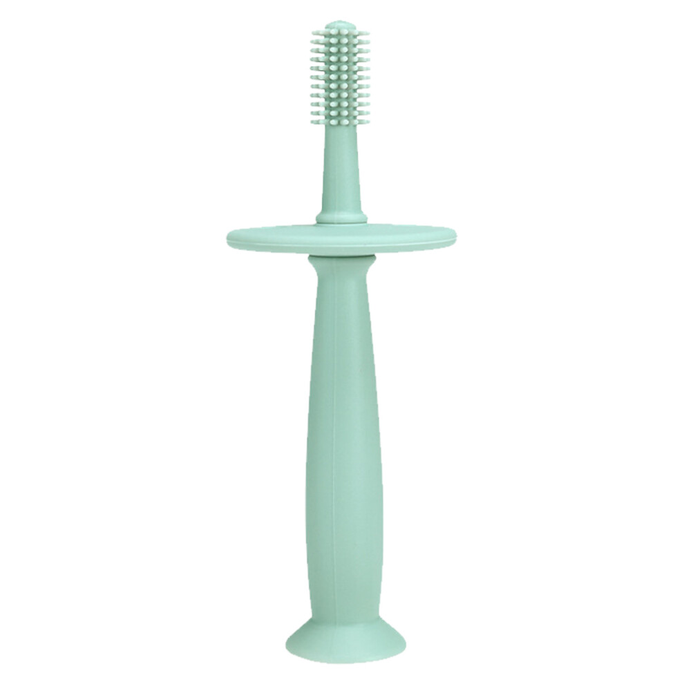 Adjustable Choke-Free Shield Baby Toothbrush With Hygienic Upright Storage, Designed For Easy-Grip And Gentle Gum Care