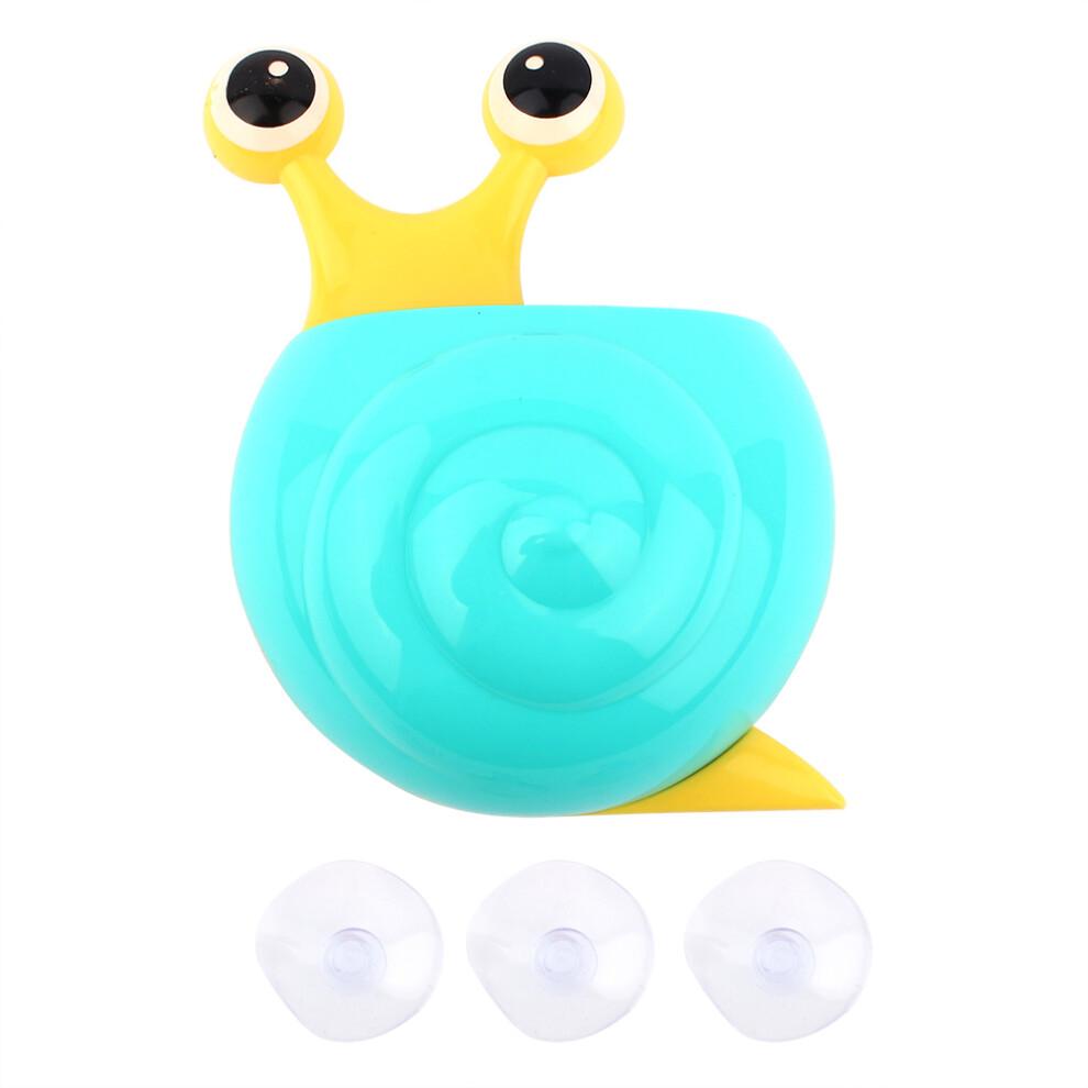 Stylish Toothbrush Holder, Multifunctional Bath Organizer Cartoon Snail Shape for Convenient Access in Your Bathroom, Suction Cup Design for Easy Atta