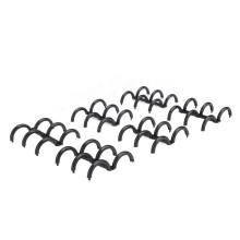 50 anneaux noirs de 16 mm pour reliure à peigne à 3 anneaux pour rapports A4