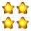4PCS Portable Star Night Light Stick-white yellow light 1