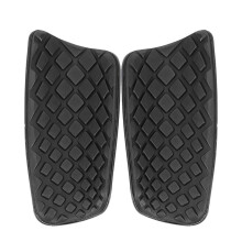 1 par de espinilleras deportivas de fútbol para adultos, protector de piernas, color negro