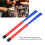 2PCS Blue Retractable Drum Brushes, Rubber & Plastic Handles 4