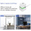 White PC Power Switch Blue Mechanical Key Backlit 13.1ft Cable 4