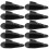 Biltak Hajfena Spoiler Kit 10st Svart Universal Vortex Generator Ving 4