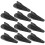 Biltak Hajfena Spoiler Kit 10st Svart Universal Vortex Generator Ving 2
