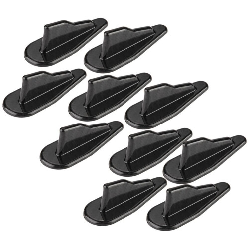 Biltak Hajfena Spoiler Kit 10st Svart Universal Vortex Generator Ving 2
