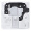 Household Sewing Machine Needle Plate for Models 4411-6380, Iron Replacement 2