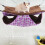 Purple Rabbit Double Layer Interlayer Warm Hammock Hanging Bed House Sleeping Bag for Squirrel Small 3