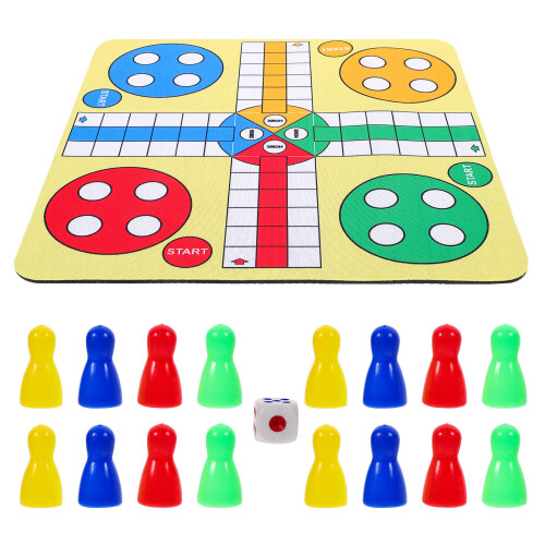 3 Sets Tragbares Fliegendes Schach-Matte Spielzeug Schachbrett 1