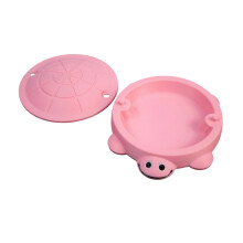 Miniature Turtles Sandbox With Sand Plastic Desktop Sand-Pink