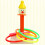 1 Set Clown Ringwerpspel Educatief Speelgoed Voor Kinderen 6