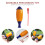 1Set Orff-Perkussionsinstrument Mit Schlägel Für Kinder 10